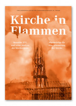 Kirche in Flammen