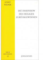 Die Dimension des Heiligen zurückgewinnen